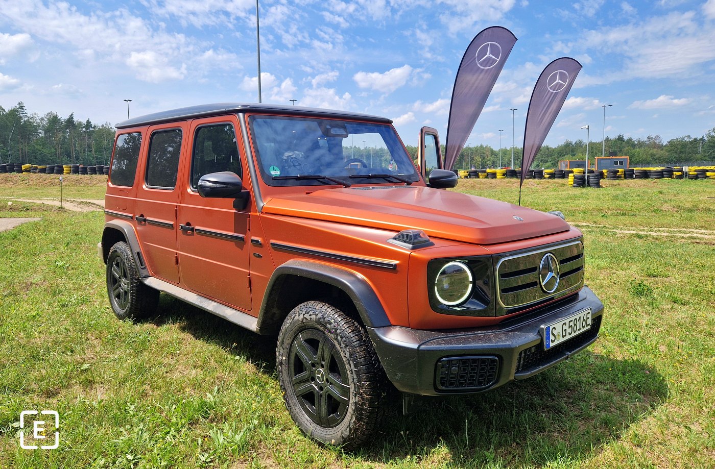 Mercedes-Benz G 580 Elektro-Offroad-Test mit EQ-Technologie